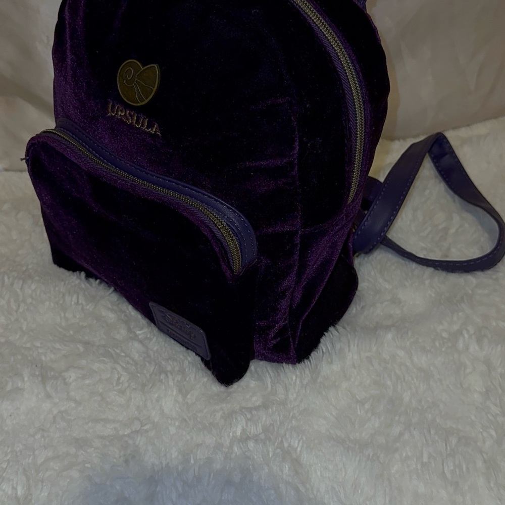 Limited Edition Purple Ursula Velvet Backpack